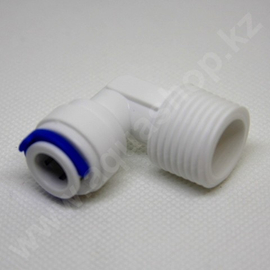 Фитинг QT-10C угловой 3/8"(f) x 1/2"(НР)