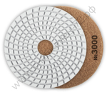 ЗУБР АГШК 125 мм, №3000, мокрое шлифование, Алмазный гибкий шлифовальный круг (29867-3000)