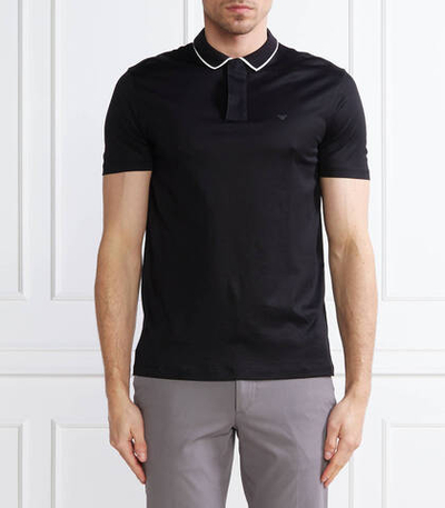 Поло Emporio Armani - черный(3R1F66 1JUVZ)