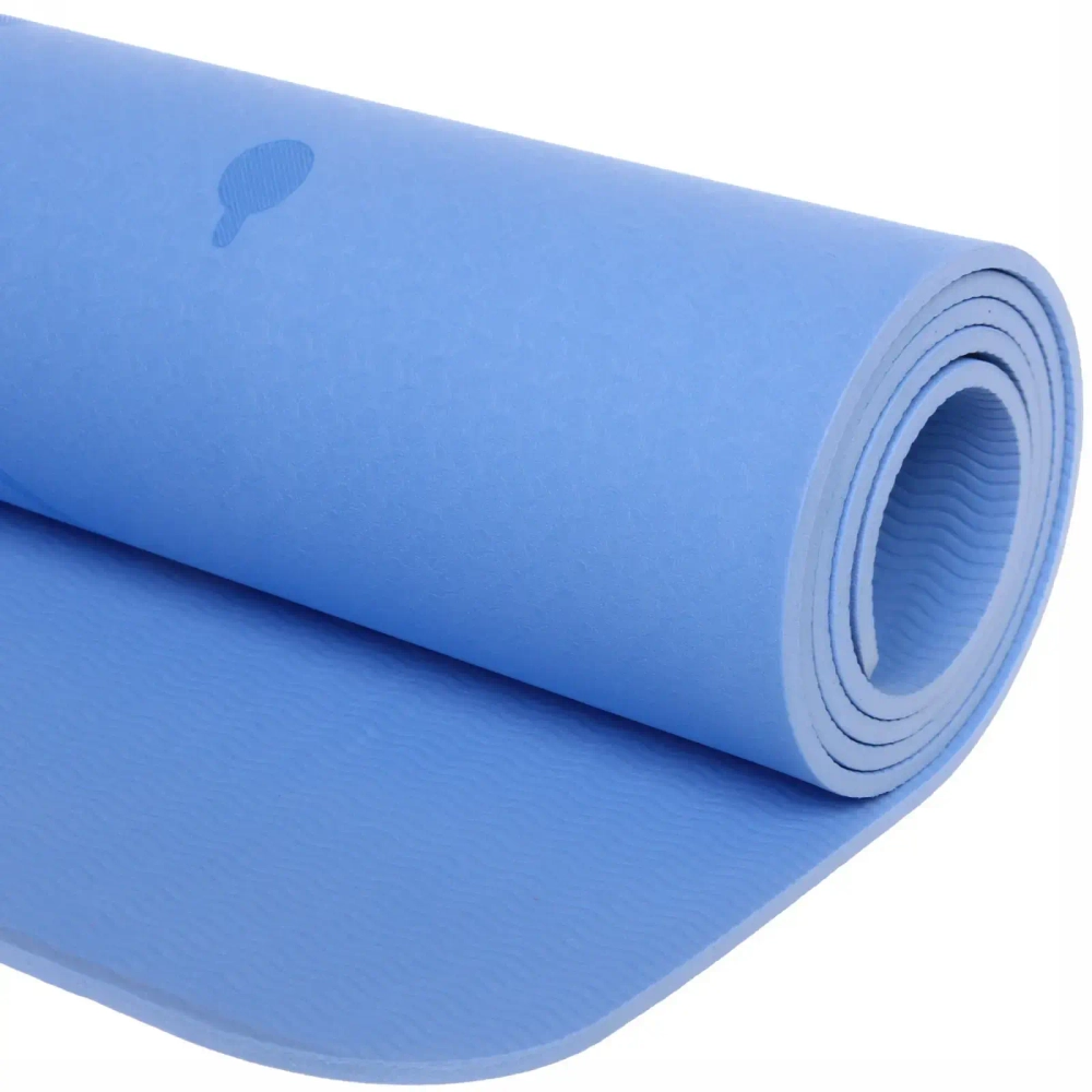 Коврик для йоги «Мандала» 183*61*06 см (ТРЕ), голубой