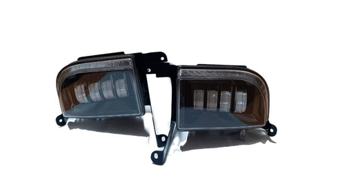 Фара п/туман. Chevrolet Lacetti седан/универсал, 4LED с регулировкой (2 шт) (GrandeLight)