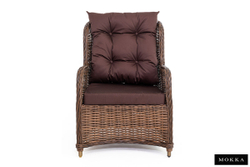 Комплект плетеной мебели МОККА SAN MARINO (стол обеденный, 8 кресел), Бронзовый