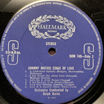 Johnny Mathis - Johnny Mathis Sings Of Love (Англия 1971г.)