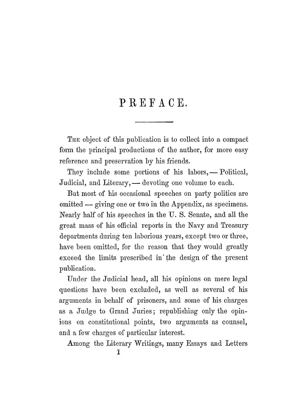 Writings of Levi Woodbury, Ll.D.: Political, Judicial and Literary. Volume 1 | Levi Woodbury