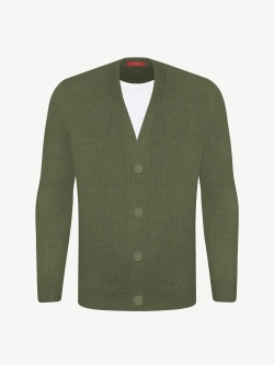 Кардиган с пуговицами из хлопка