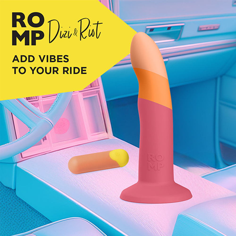 Фаллоимитатор 18см с присоской Romp Dizi Sunset RPSG1SG4