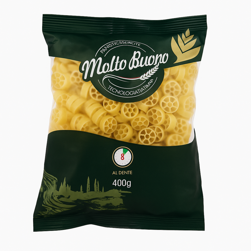 Макароны Molto Buono колесики 400 гр