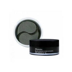 JMSolution Eye Patch Black Cocoon Home Esthetic Патчи гидрогелевые с протеинами шёлка и углём, 90 гр (60 шт)