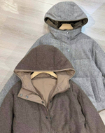 Двусторонний пуховик Brunello Cucinelli