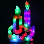 Фигура светодиодная 40см,»Свечи» мультицвет