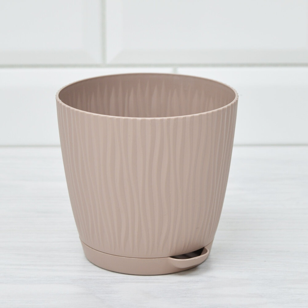 Горшок цветочный Флис 0,7л, какао