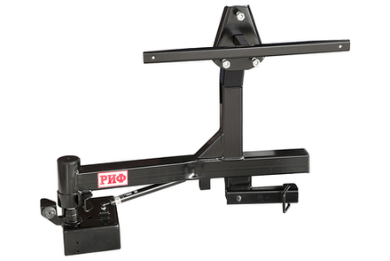 Калитка в штатный задний бампер УАЗ Хантер с подсветкой номера РИФ