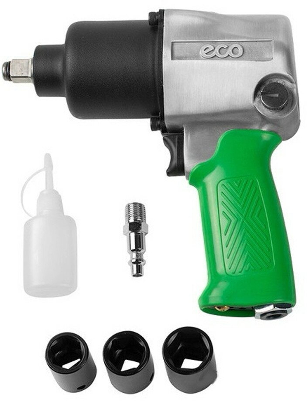 Пневмогайковерт 1/2'' 742Nm ECO AIW-742S (7500 об/мин, 218 л/мин, головки 17,19,21 мм)(AIW-742S)