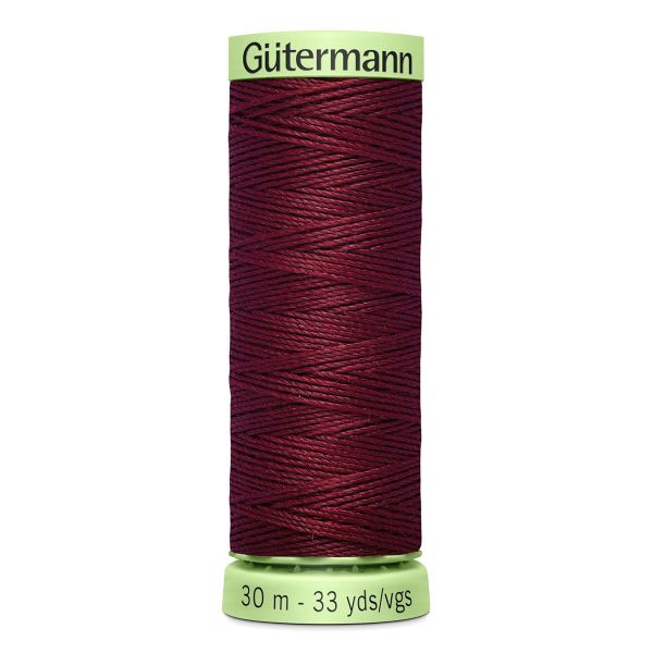 Нитки отделочные Gutermann Top Stitch 30 (30 метров), 5 кат. | 369 винный