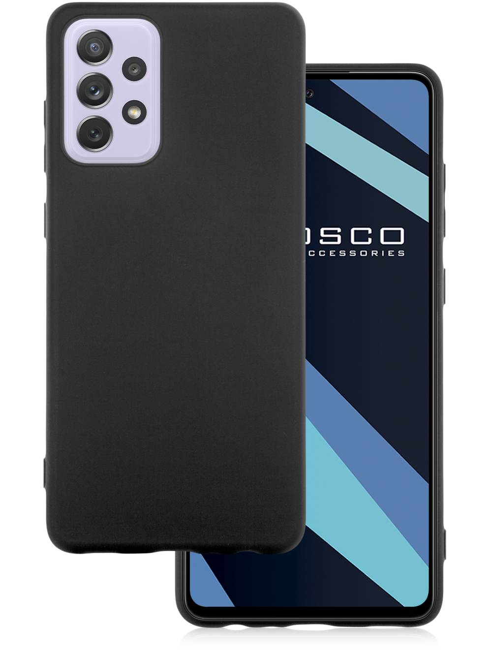 Чехол ROSCO для Samsung Galaxy A72 оптом (арт. SS-A72-NSRB-BLACK)