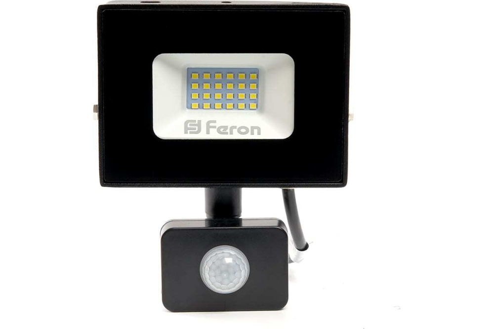 Прожектор LED с датчиком движения LL-907 IP44 30W 6400K Feron 29557