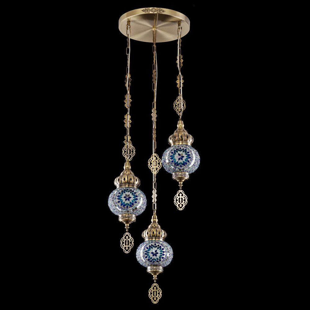 Citilux Каир CL419136 Подвесной светильник Мозаика Синяя