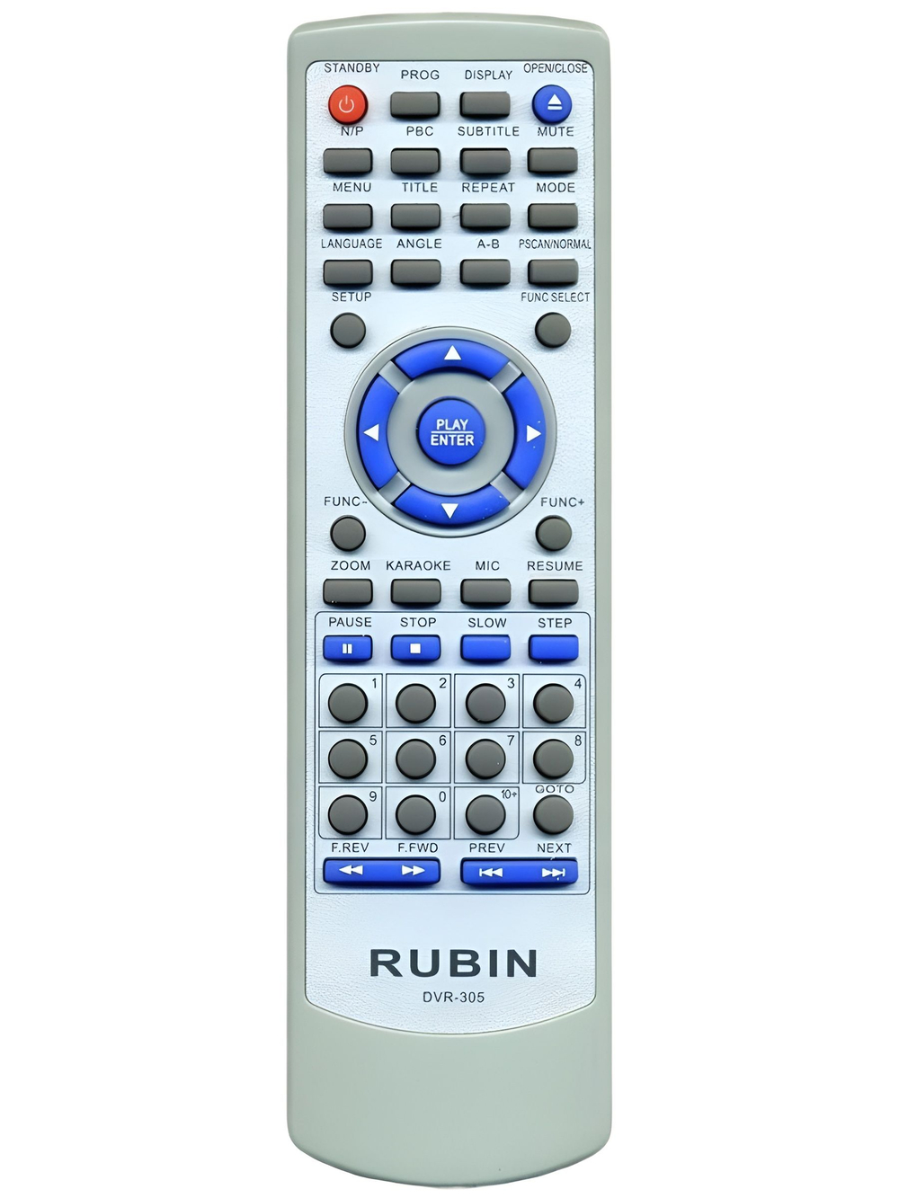 Пульт Рубин DVR-305 / DVR-303 / RUBIN