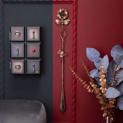 Настенный крючок Роза Прованса Баккара Бронза