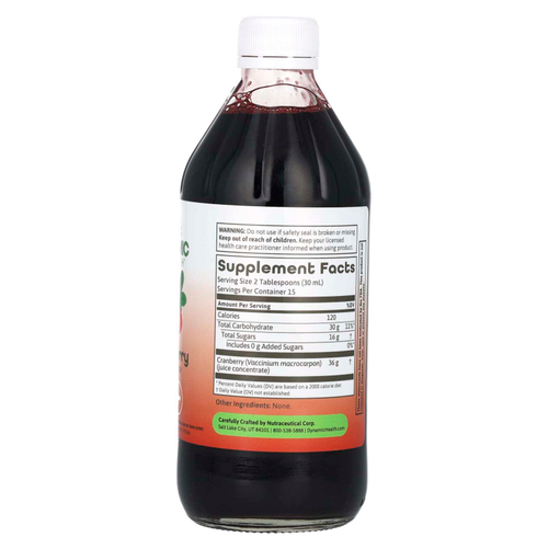 Dynamic Health, Клюквенный концентрат, стакан, 473 мл (16 жидк. Унций)