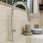 Смеситель для кухни Aqueduto ASSISTENTE ASI0200 с вытяжным изливом, 2 типа струй, хром