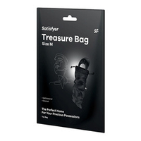 Черный мешочек для хранения игрушек Satisfyer Treasure Bag M