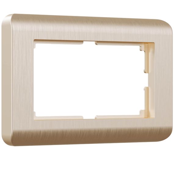 Рамка для двойной розетки Werkel Stream шампань W0082111 4690389162572