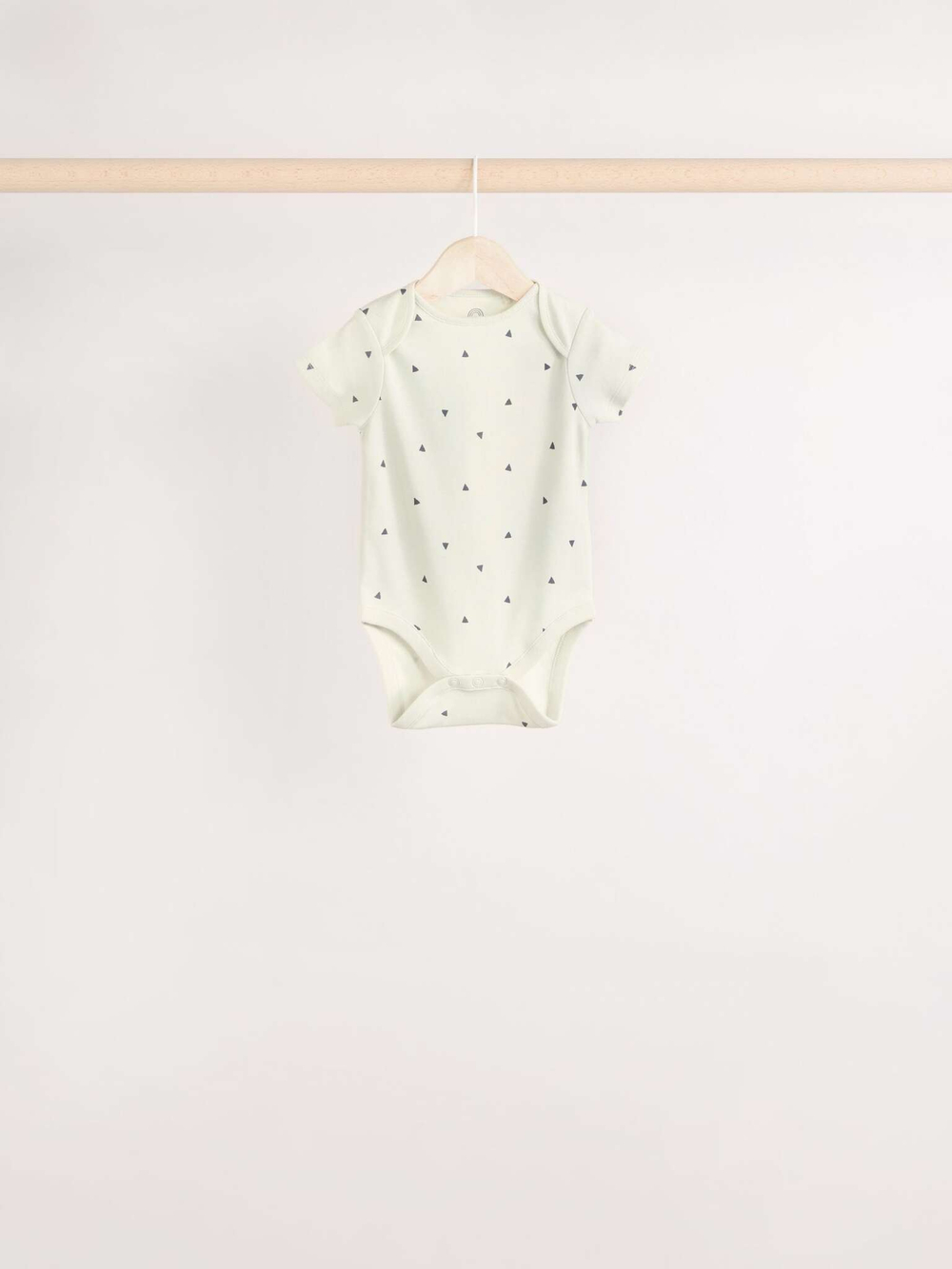 Боди с коротким рукавом для малышей Next E57-523, 5 шт., Молочный, Серый, Мятный