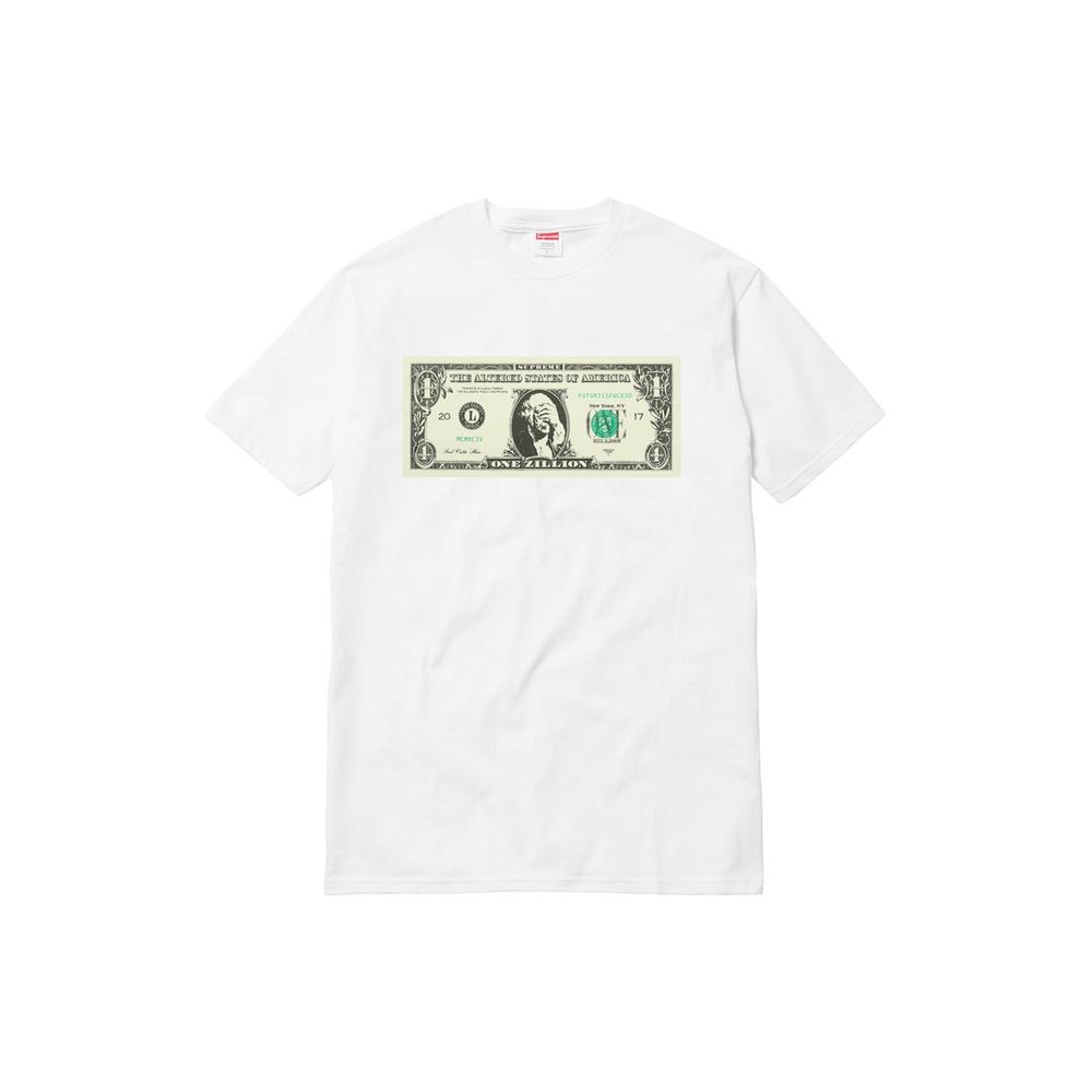 Supreme FW17 Dollar Tee White T