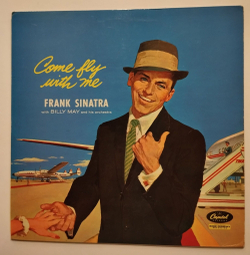 Винтажная виниловая пластинка LP Frank Sinatra Come Fly With Me (UK 1959)