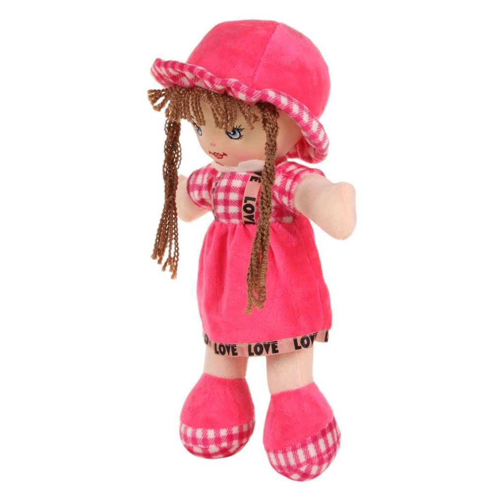 Кукла в платье с тесьмой "Love" № 3 15x30x10см. (Hand)
