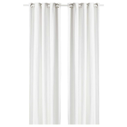 IKEA MOALINA  (ИКЕА МОАЛИНА)  -  Штора, 2 шт, белая, 145x300 см