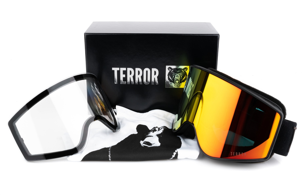 Маска TERROR SNOW - SPECTRUM BLACK\RED