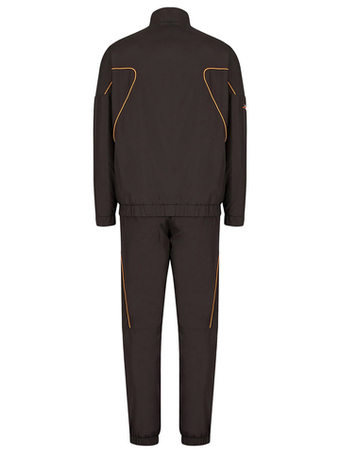 Мужской теннисный костюм EA7 Man Woven Tracksuit - черный