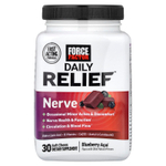 Force Factor, Daily Relief™, нервная система, голубика и асаи, 30 жевательных таблеток