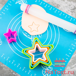 Набор форм для печенья «Звезда», 5 шт