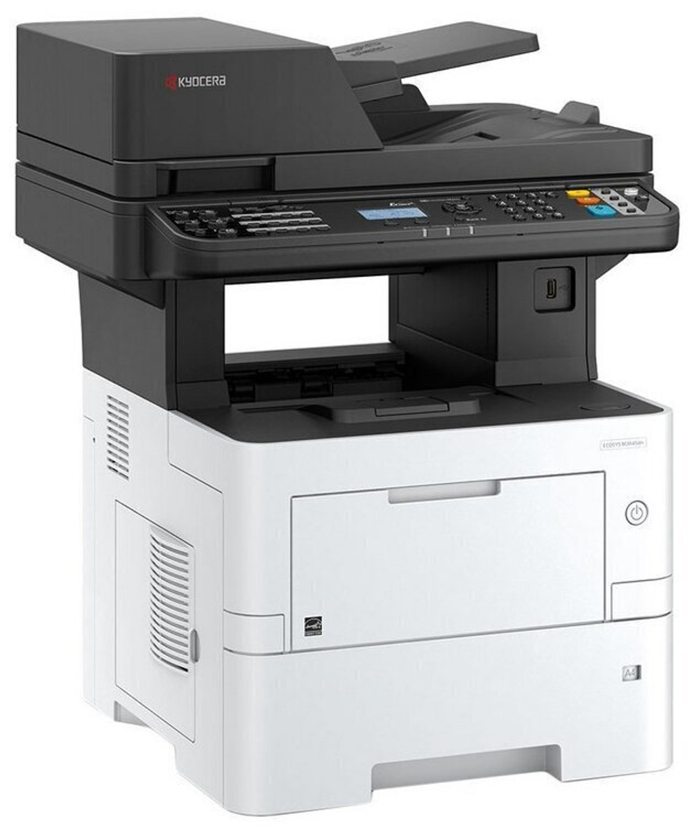 МФУ лазерное KYOCERA ECOSYS M3645dn, ч/б, A4, белый/черный