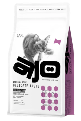 AJO Delicate Kitten Индейка 1,5кг.