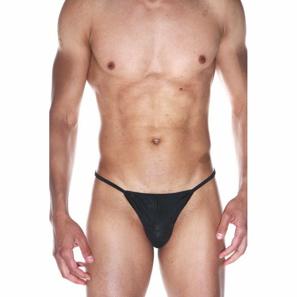 Мужские трусы стринги черные La Blinque LB15537