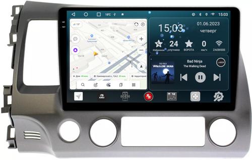 Магнитола для Honda Civic 8 4d 2005-2012 седан - RedPower 024 Android 10, Быстрая, QLED+2K, CarPlay, SIM-слот