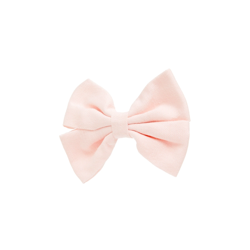 Заколка Аккуратный Розовый Бант