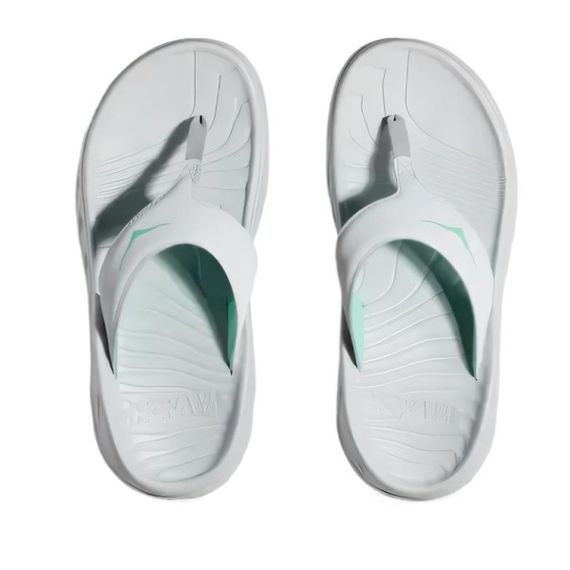 Hoka One One Ora Recovery Flip 'White Green'