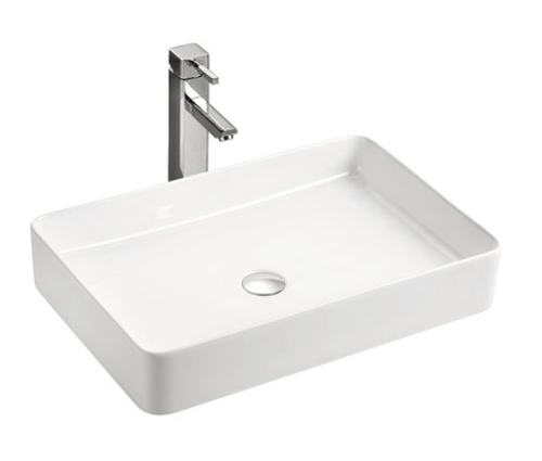 Раковина накладная ROVENO PC-002 (60*34*11) белая PC-002