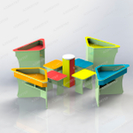 Тактильный песочный комплекс Ромашка