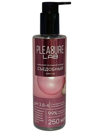 Лубрикант на водной основе Pleasure Lab, бабл-гам, 250 мл