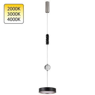 Подвес 32W 2000-4000K 5451/32LB черный/никель RIVERA Odeon Light Exclusive