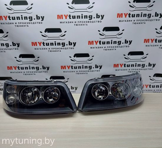 Передние фары VW T5 black