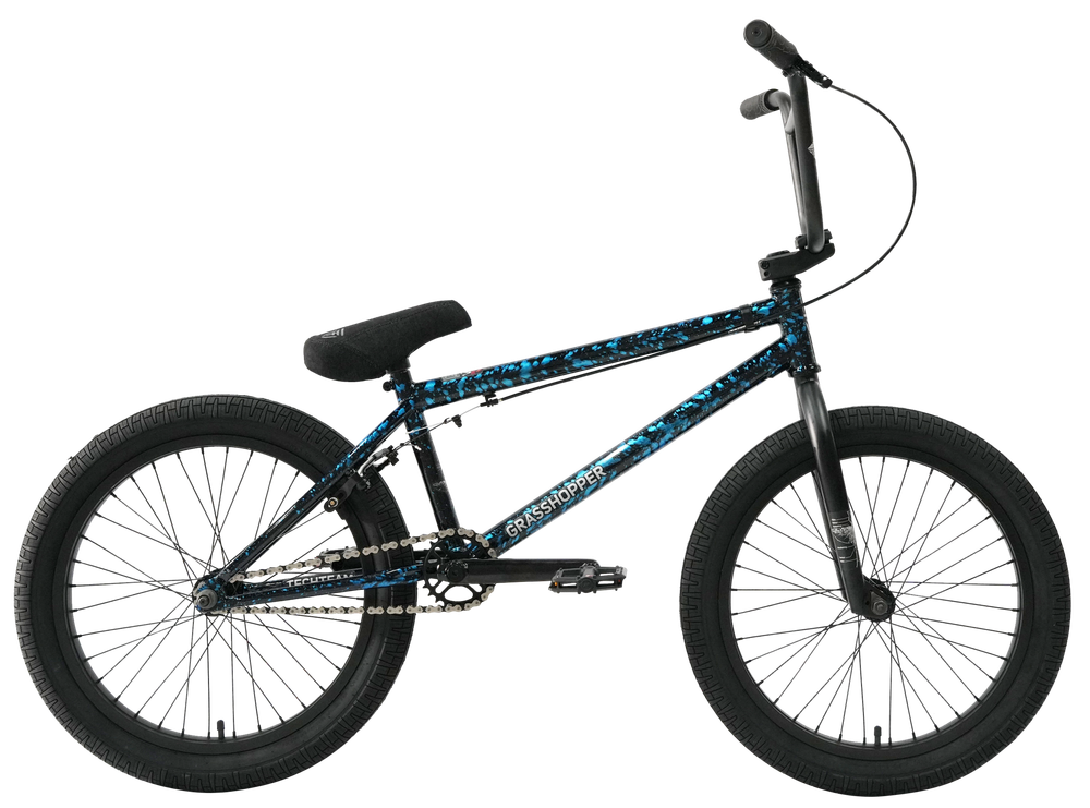 Велосипед BMX Tech Team Grasshopper 20"х20,8"  2024 сине-черный