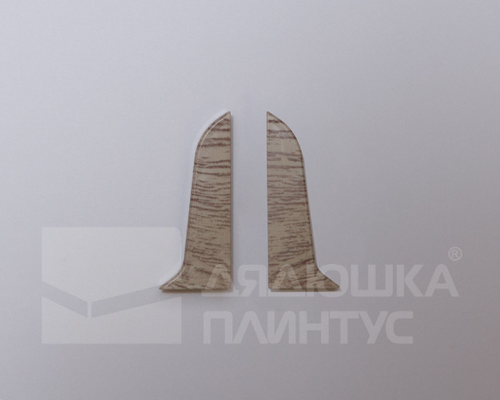 Заглушка для плинтуса ПВХ 58мм 2шт/уп 5813