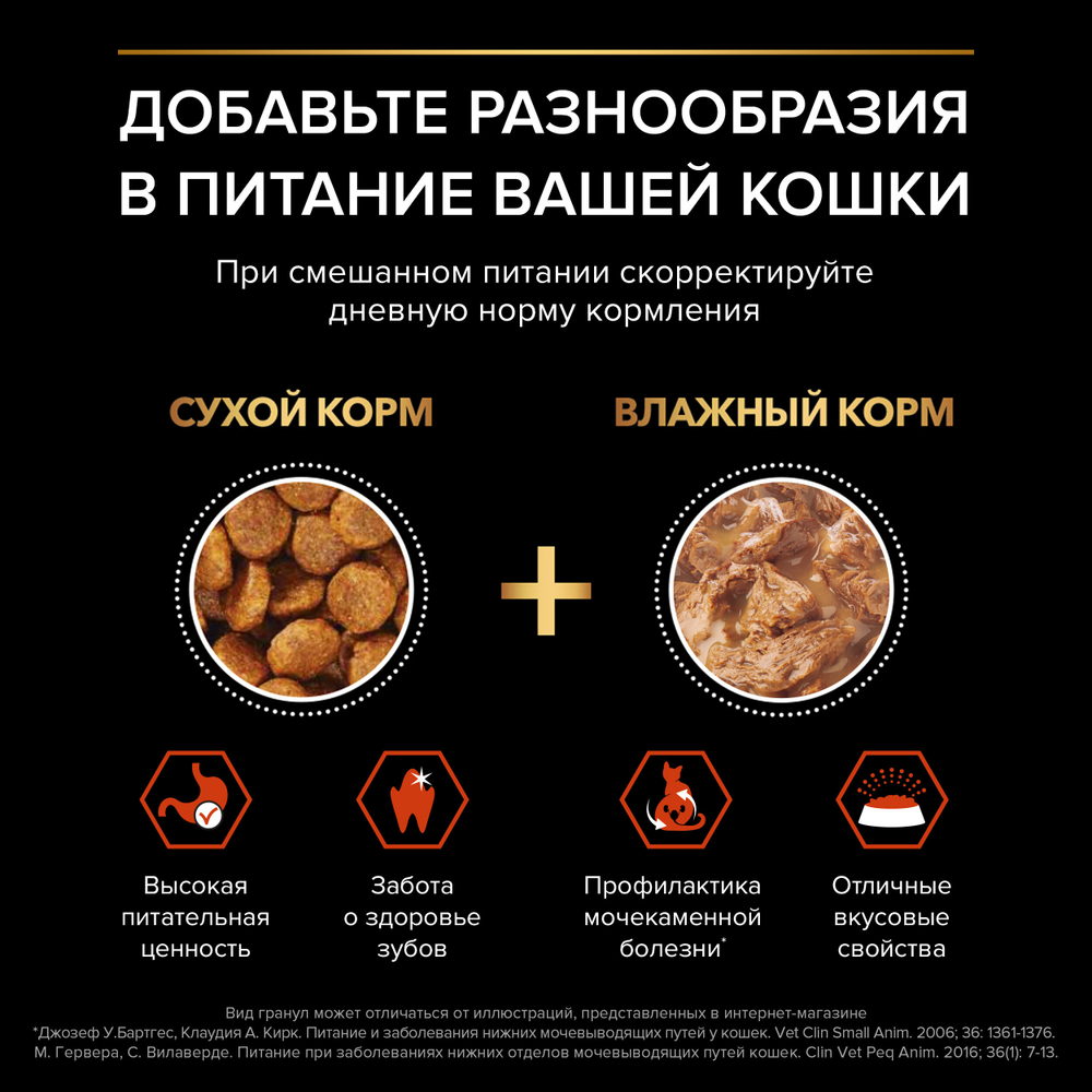 Сухой корм PRO PLAN Sterilised VITAL FUNCTIONS для взрослых стерилизованных кошек поддержание органов чувств лосось 400 г